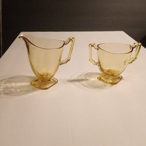 Vintage Cream and Sugar set
